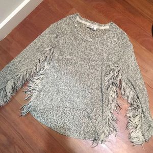 ADORABLE Fringe tunic sweater